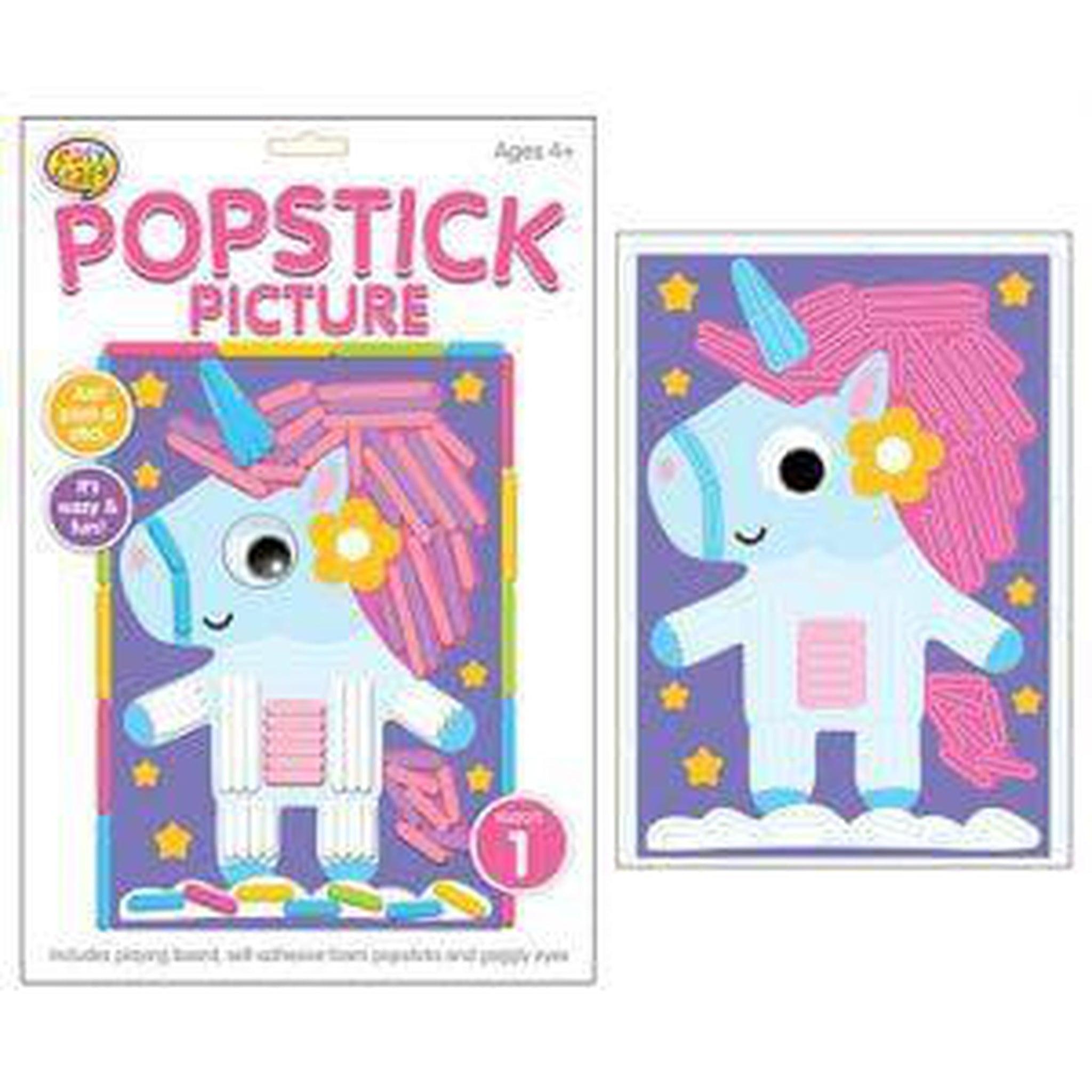 Unicorn Popstick Picture Kit - PoundToys